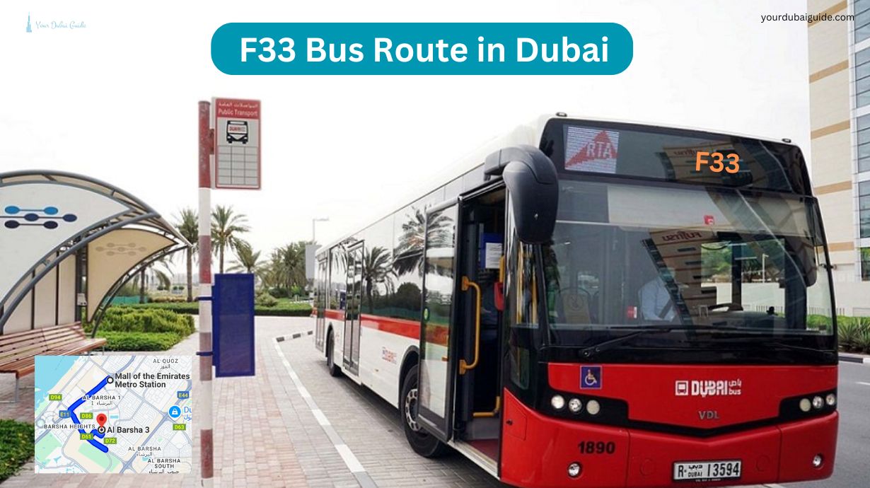 F33 Bus Route in Dubai – Time Schedule, Stops and Maps