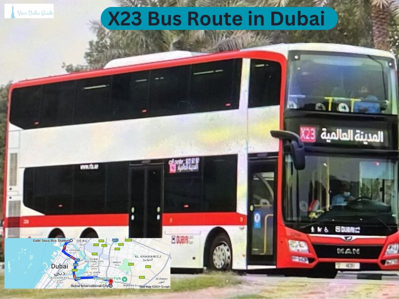 X23 Bus Route in Dubai – Time Schedule, Stops and Maps