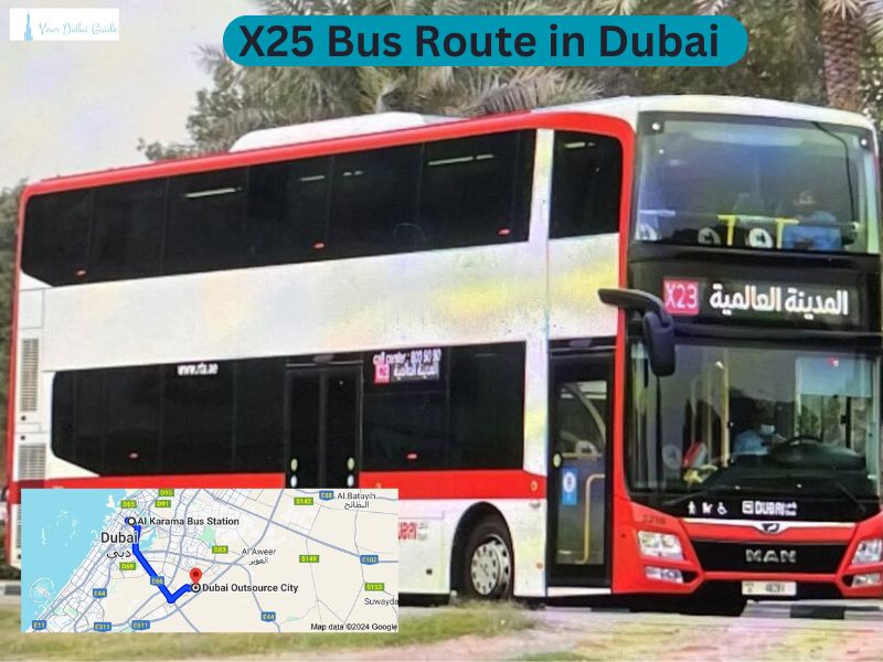 X25 Bus Route in Dubai – Time Schedule, Stops and Maps