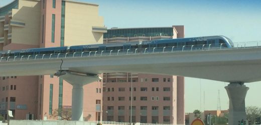 Metro Train spotted in Discovery Gardens – Dubai Metro Expo 2020 line
