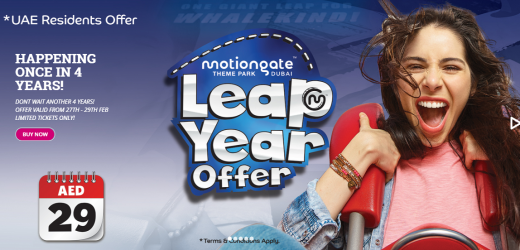 Dubai Parks – Motion Gate, Bollywood Parks, Legoland tickets for AED29