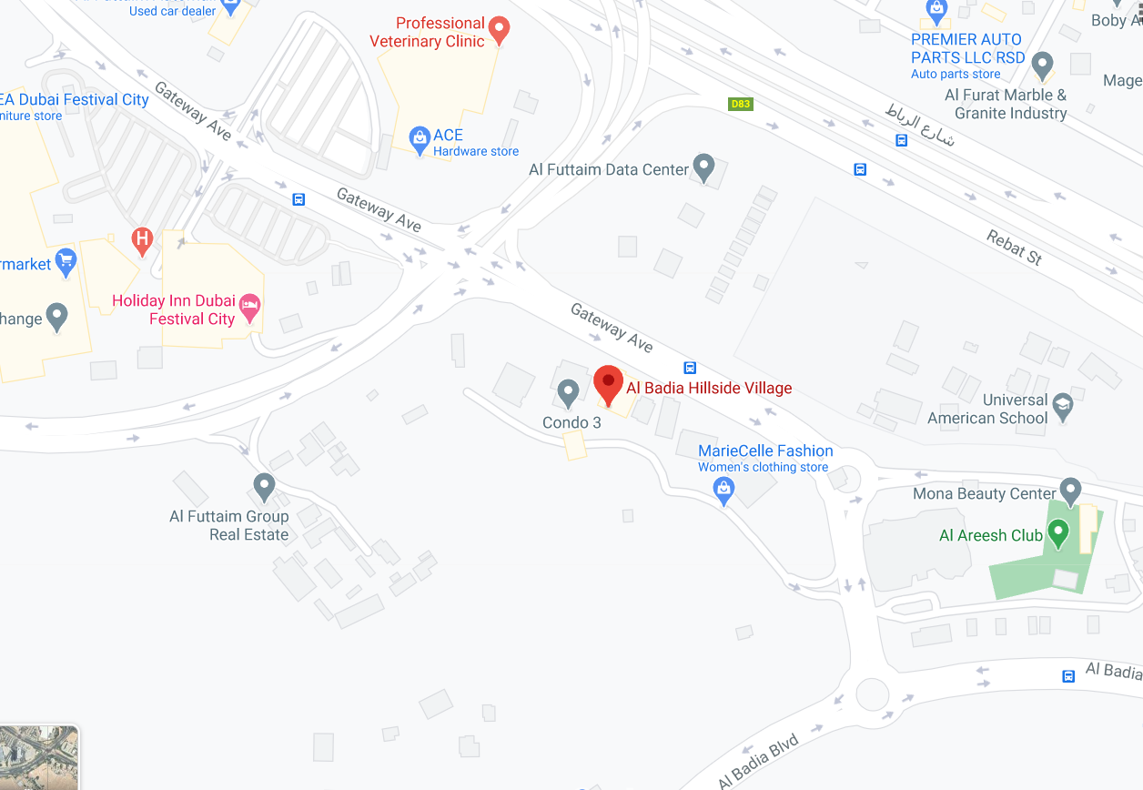 Al Badia, Hillside Village A Bus Stop in Dubai - Your Dubai Guide