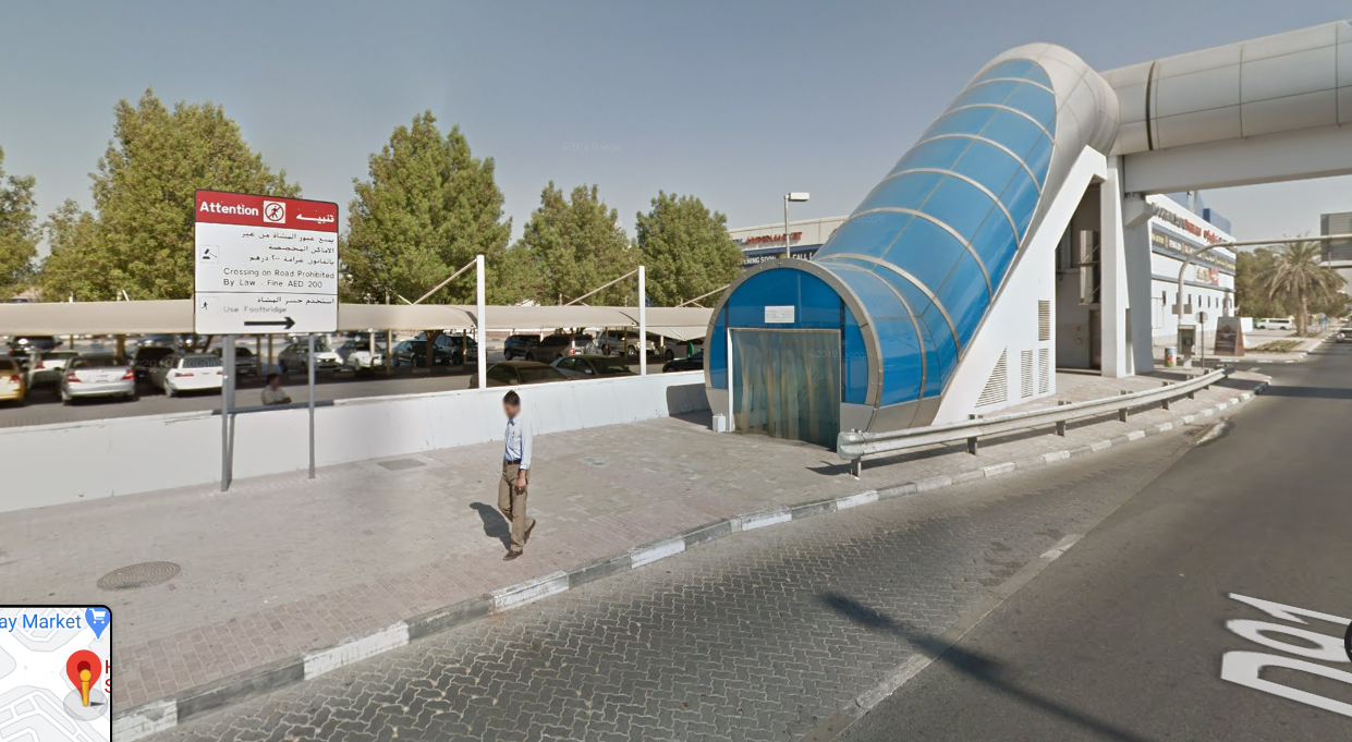 Hamriya Shopping Center Bus Stop in Dubai