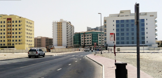 Al Barsha 1 B Bus Stop in Dubai