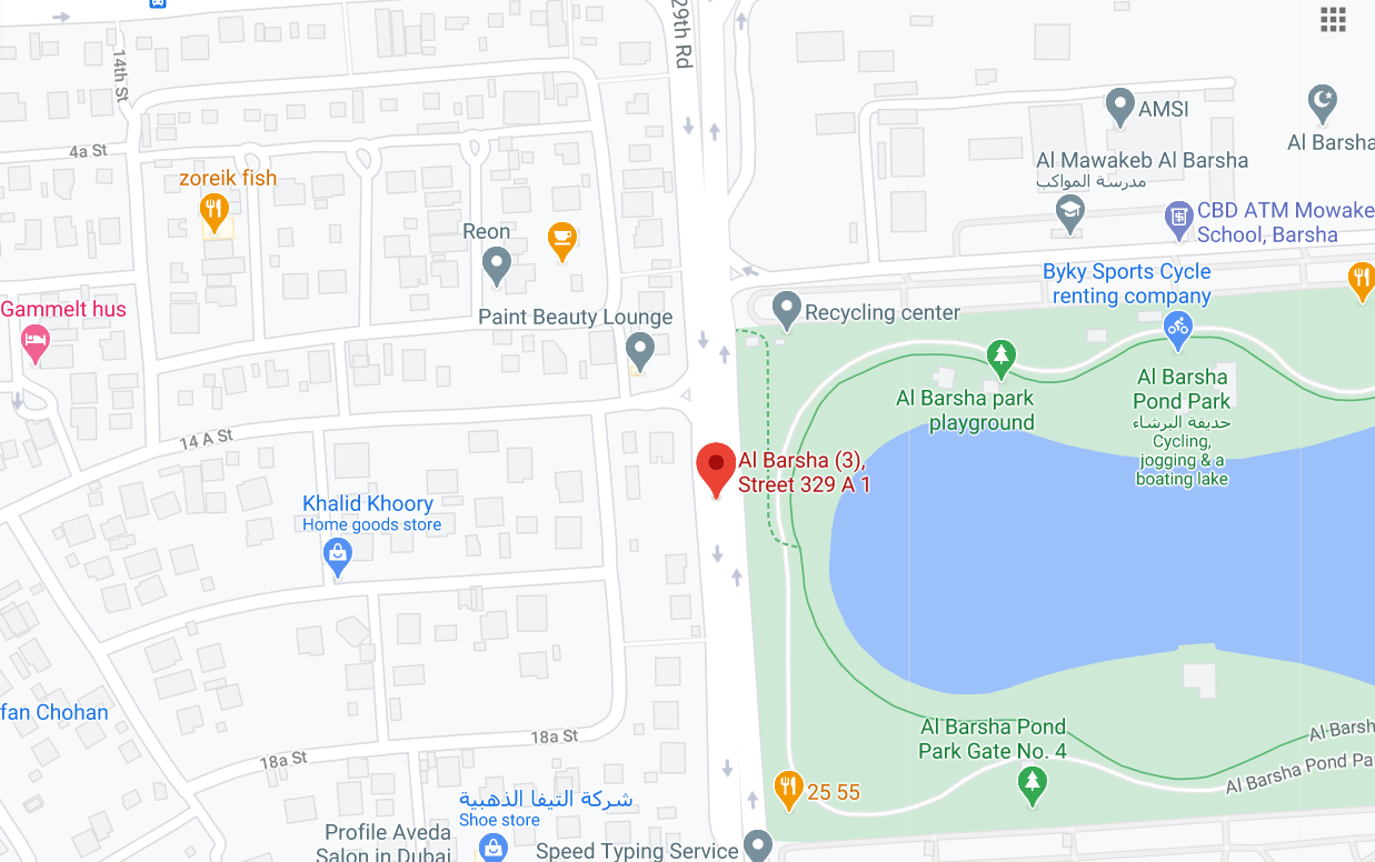 Al Barsha (3), Street 329 A 1 Bus Stop in Dubai