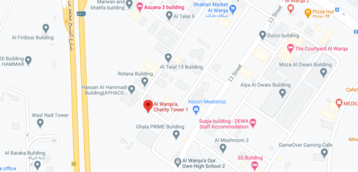 Al Warqa’a, Charity Tower Bus Stop in Dubai