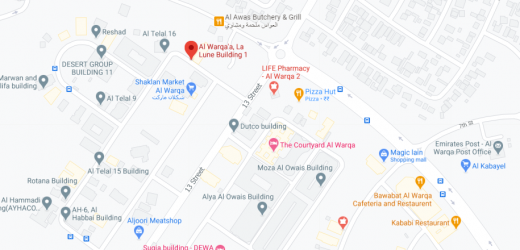 Al Warqa’a, La Lune Building Bus Stop in Dubai