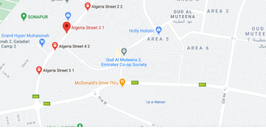 Algeria Street 3-1 Bus Stop in Dubai