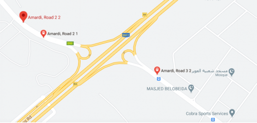 Amardi, Road 2 2 Bus Stop in Dubai