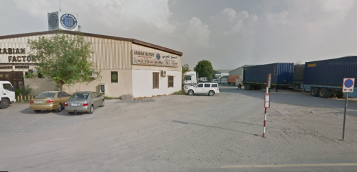 Arabian Factory, Doha Road Bus Stop in Dubai