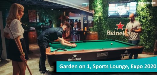 Garden on 1, Sports Lounge at Expo 2020, Dubai