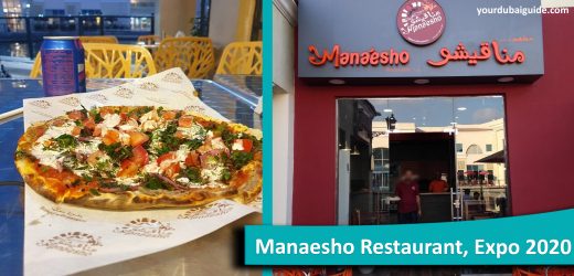 Manaesho Restaurant at Expo 2020, Dubai