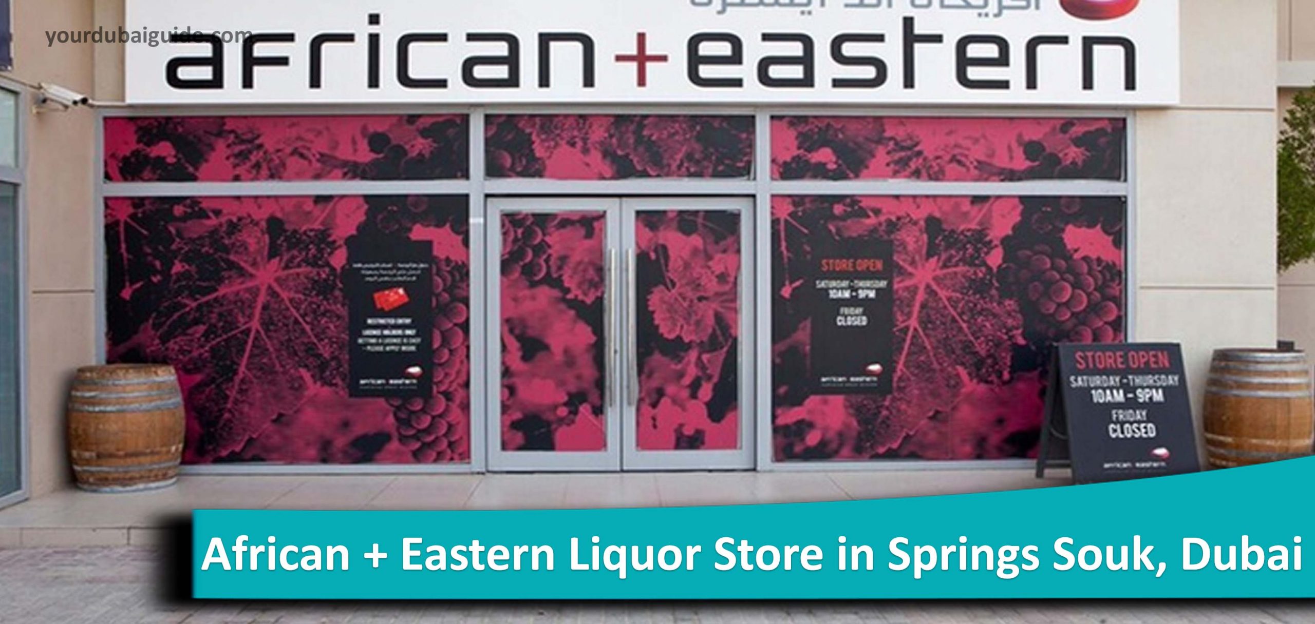 African + Eastern Liquor Store in Springs Souk, Dubai