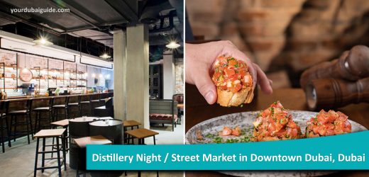 Distillery Night / Street Market in Downtown Dubai, Dubai