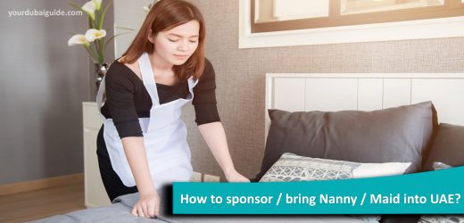 How to sponsor / bring Nanny / Maid into UAE?