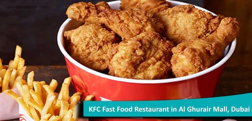 KFC Fast Food Restaurant in Al Ghurair Mall, Dubai