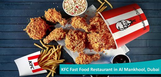 KFC Fast Food Restaurant in Al Mankhool, Dubai
