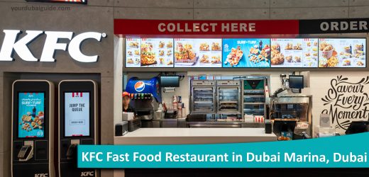 KFC Fast Food Restaurant in Dubai Marina, Dubai