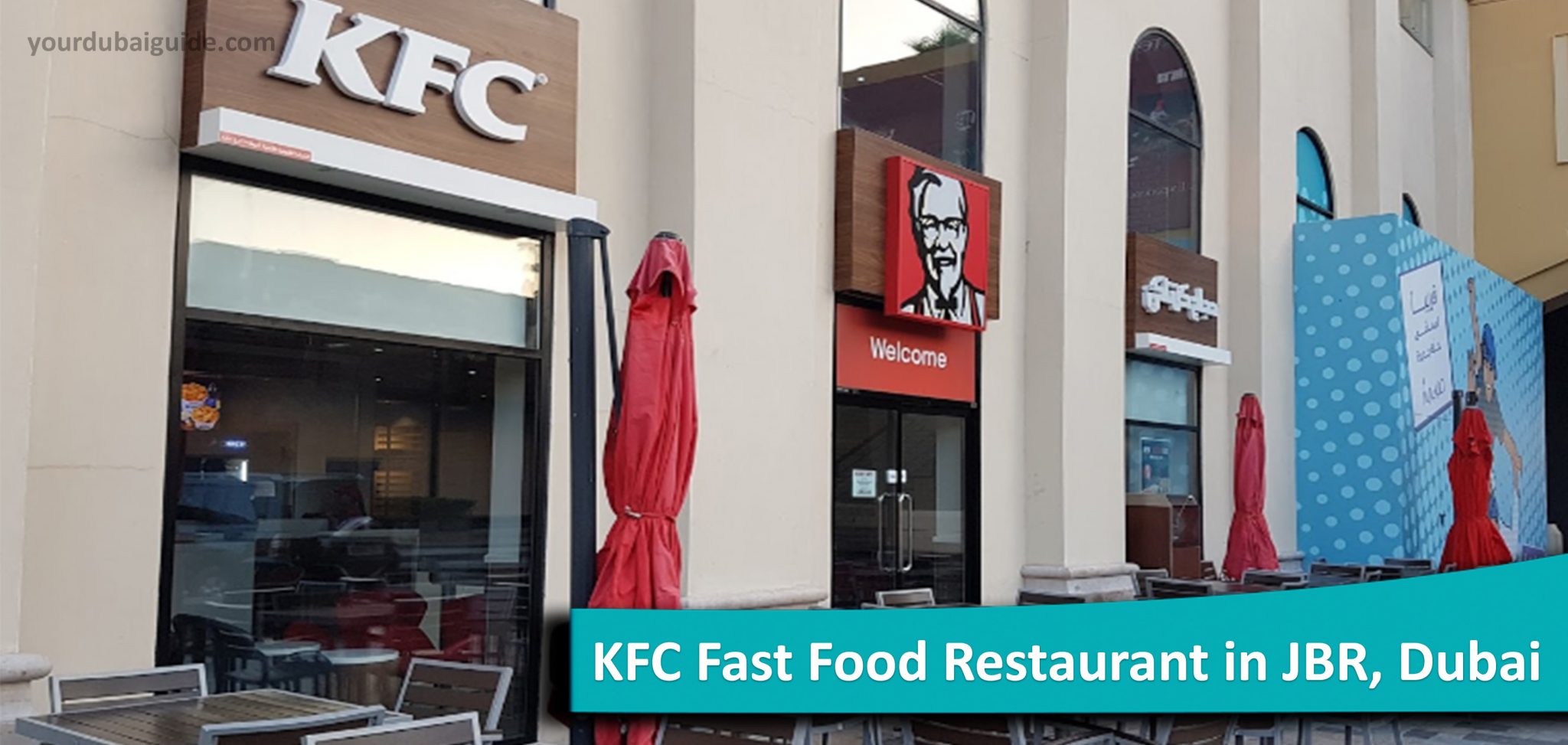 KFC Fast Food Restaurant in JBR, Dubai Your Dubai Guide