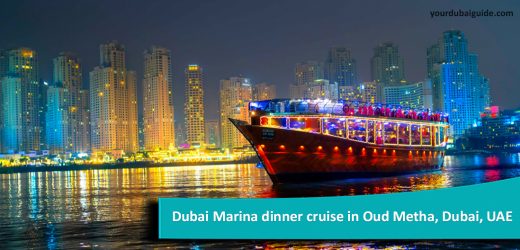 Dubai Marina dinner cruise in Oud Metha, Dubai, UAE