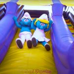 JumpX Inflatable park Slide Dubai with Smurf