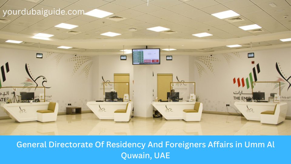 General Directorate Of Residency And Foreigners Affairs – ICP in Ramla area, Umm Al Quwain Contact details, Services
