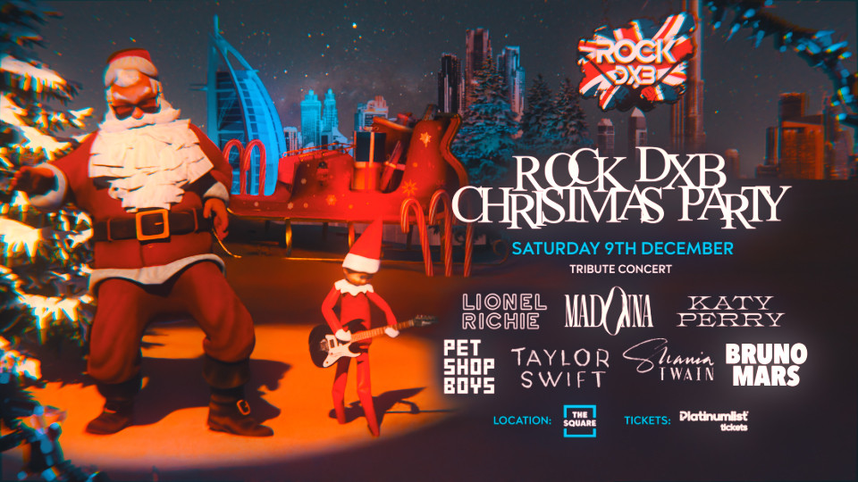 Rock DXB Xmas Special Tribute Concert 2023 in Dubai, UAE Date, Time, Venue, Cost, How to Book?