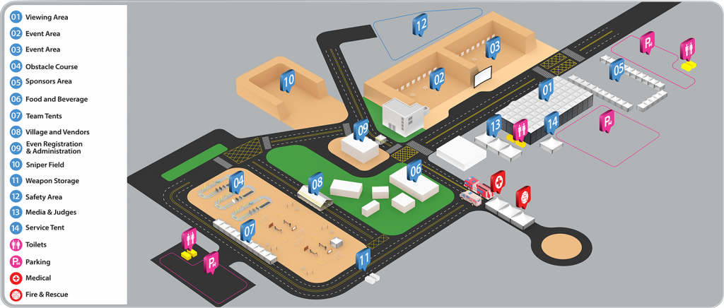 UAE SWAT Challenge Map