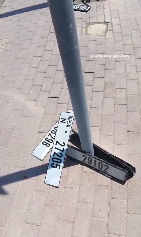 Lost your Car Number Plates during heavy rains in Dubai? Check where to report?