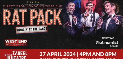 Rat Pack – Swingin’ at the Sands at Zabeel Theatre, Dubai Contact Details, Cost, How to Buy Online?