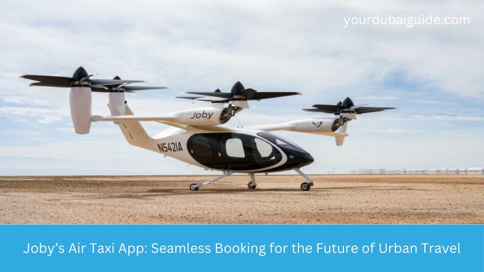 Joby’s Air Taxi App: Seamless Booking for the Future of Urban Travel