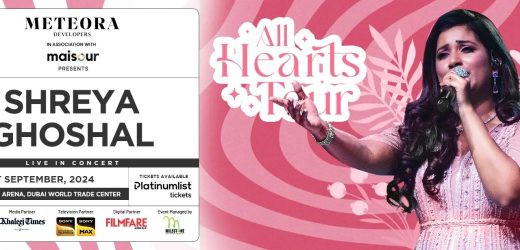 Shreya Ghoshal Live Concert in Dubai Date, Time, Contact Details, Cost, How to Buy?