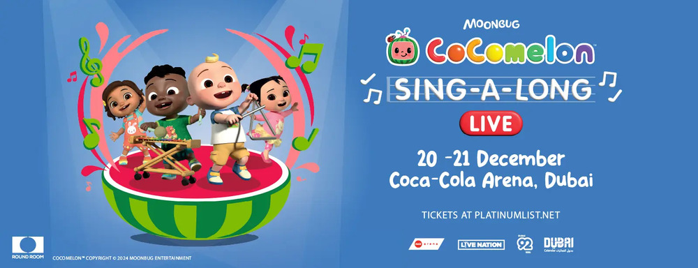 Cocomelon Live: Sing-A-Long in Dubai Contact Details, Cost, How to Book?