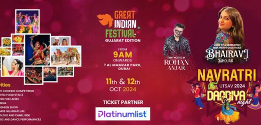 The Great Indian Festival Gujarat Edition & Navratri Utsav in Dubai Contact Details, Cost, How to Buy Online?