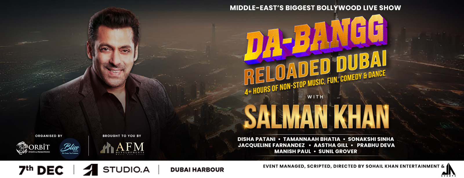 Da-Bangg Reloaded Concert in Dubai