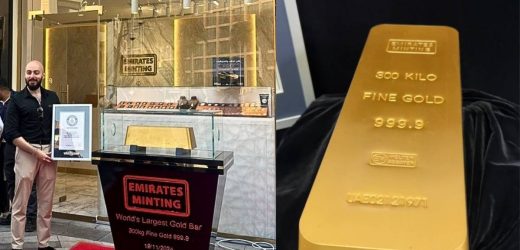 Dubai to Showcase World’s Largest Gold Bar at the Souk This Weekend