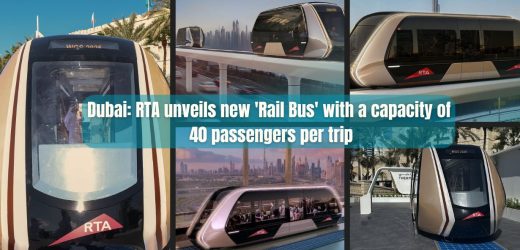 Dubai: RTA unveils new ‘Rail Bus’ with a capacity of 40 passengers per trip