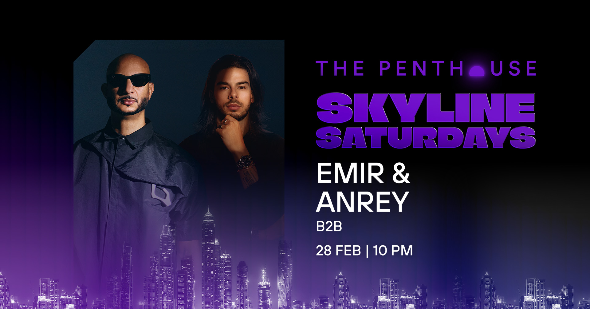 Skyline Saturdays at The Penthouse Dubai