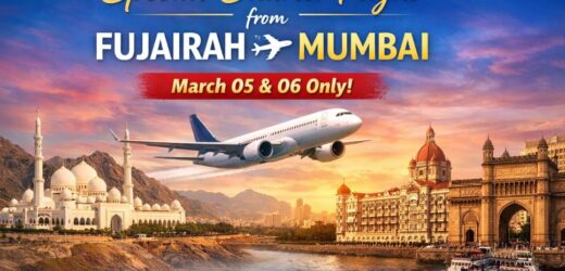 SpiceJet Special Charter Flight from Fujairah to Mumbai – March 05 & 06 Only!