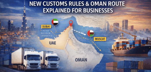 Dubai Customs Rules 2026: New Cargo Routing via Oman to Avoid Supply Chain Disruptions
