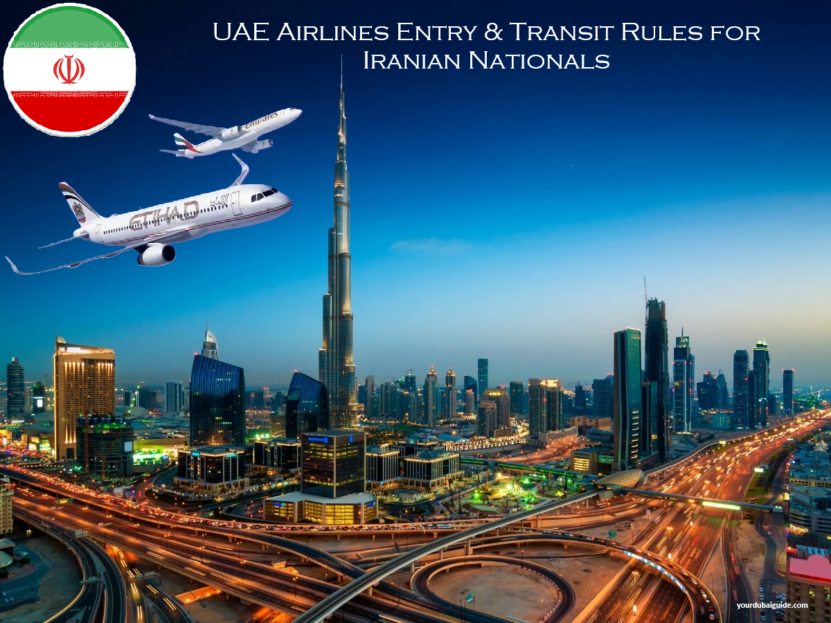 UAE Airlines Entry & Transit Rules for Iranian Nationals