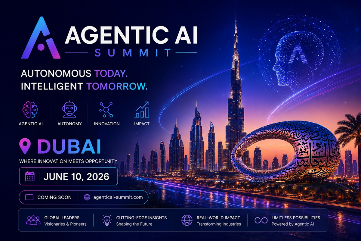 Agentic AI Summit 2026 Dubai: Future of Autonomous AI, Agents & Enterprise Intelligence