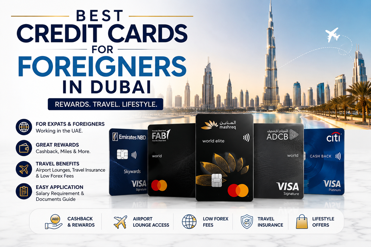 Best Credit Cards for Foreigners in Dubai
