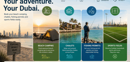 Dubai Municipality Outdoor Recreation Guide 2026: Booking Beach Camps, Park Chalets, Fishing Licences & Sports Grounds