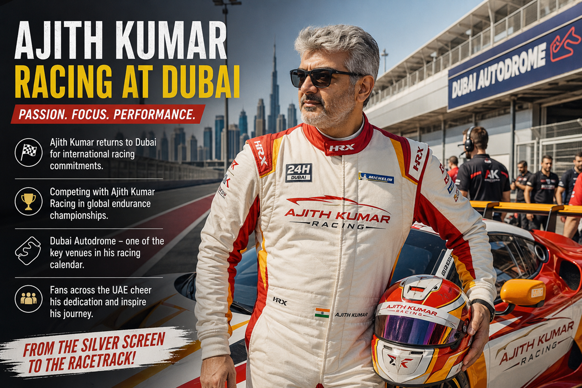 Ajith Kumar Returns to Dubai for International Racing 2026