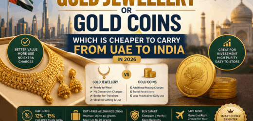 Gold Jewellery vs Gold Coins: Which Is Better to Carry from UAE to India in 2026?