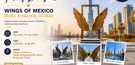 Free Photoshoot at Wings of Mexico – Burj Khalifa, Dubai