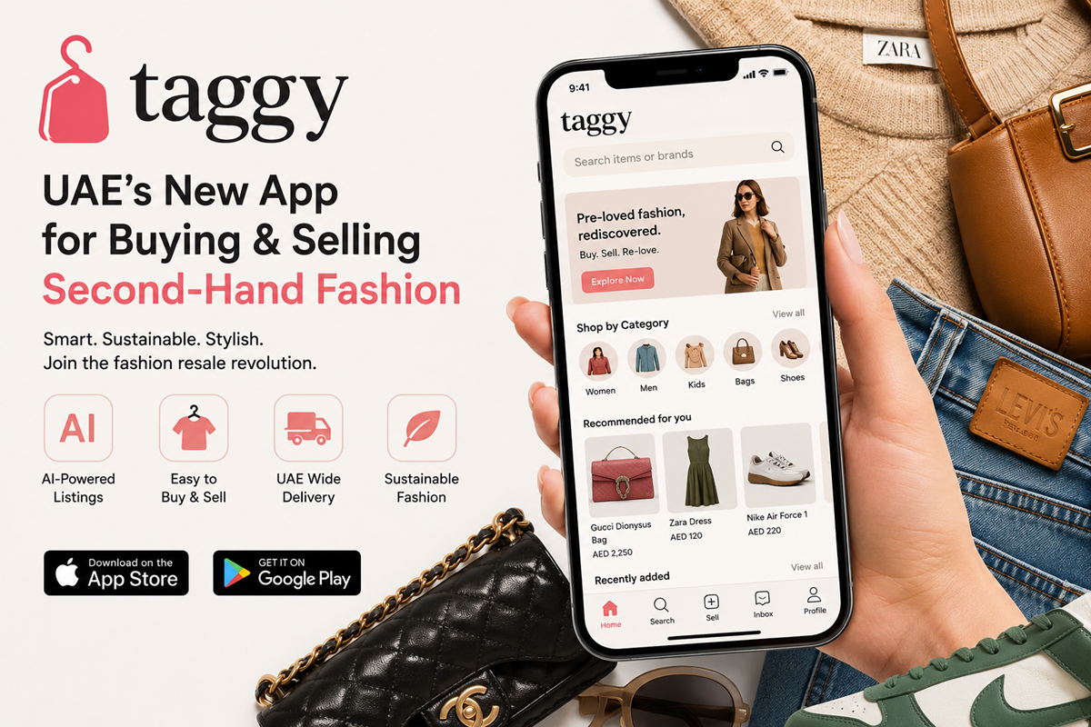 Taggy UAE: The New App Changing Second-Hand Fashion Shopping