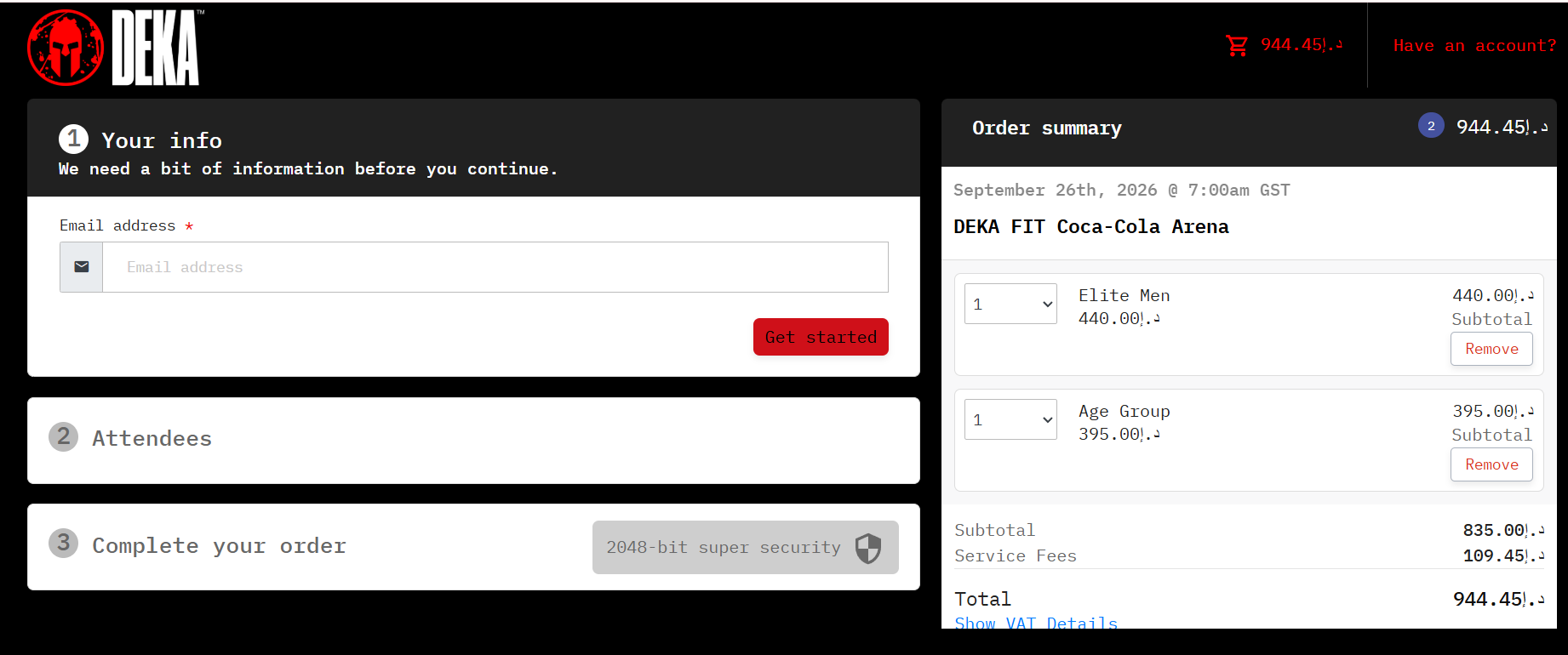 How to book Tickets in DEKA FIT Dubai