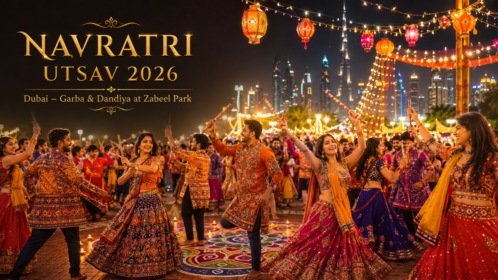 Navratri Utsav 2026 Dubai – Garba & Dandiya at Zabeel Park